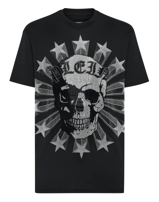 T-shirt Round Neck SS with Crystals