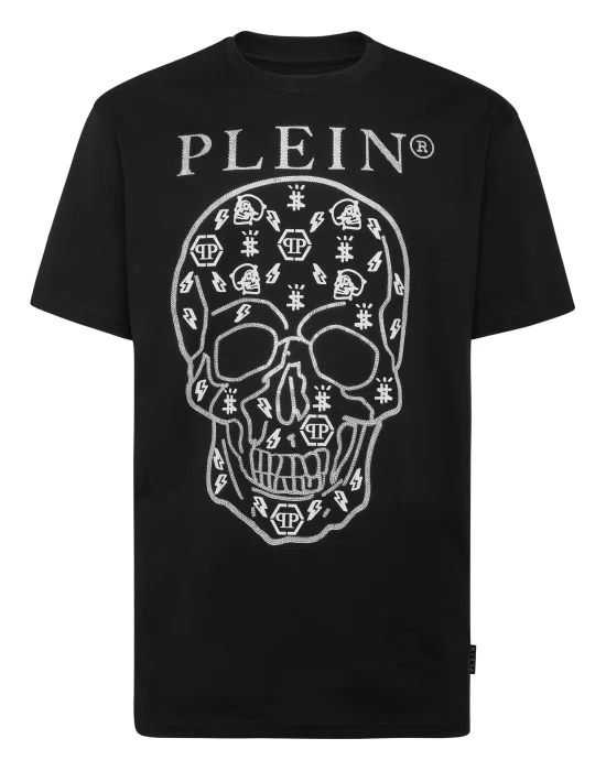 T-shirt Round Neck SS with Crystals
