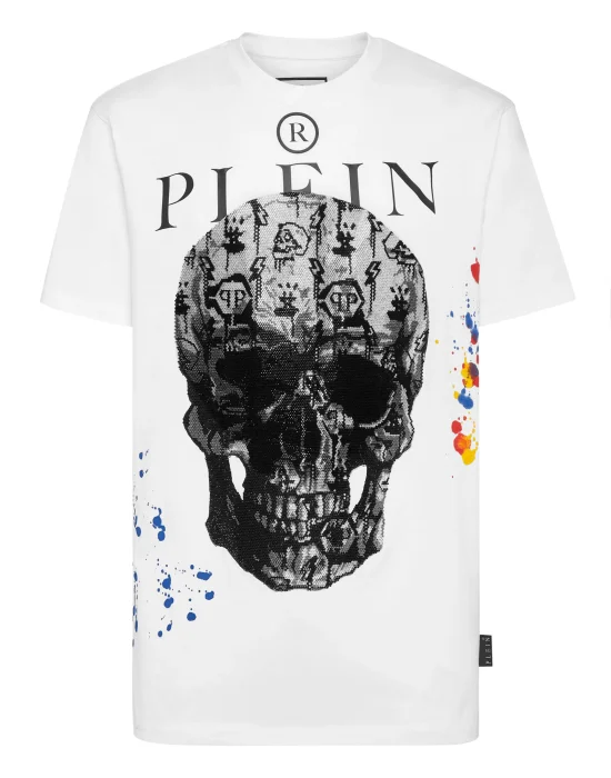 T-shirt Round Neck SS with Crystals