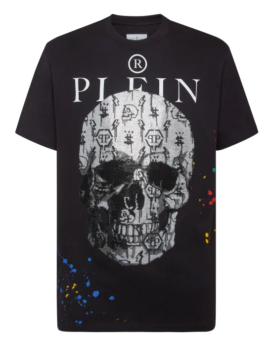 T-shirt Round Neck SS with Crystals