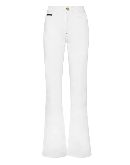 High-Waisted Flare Jeans