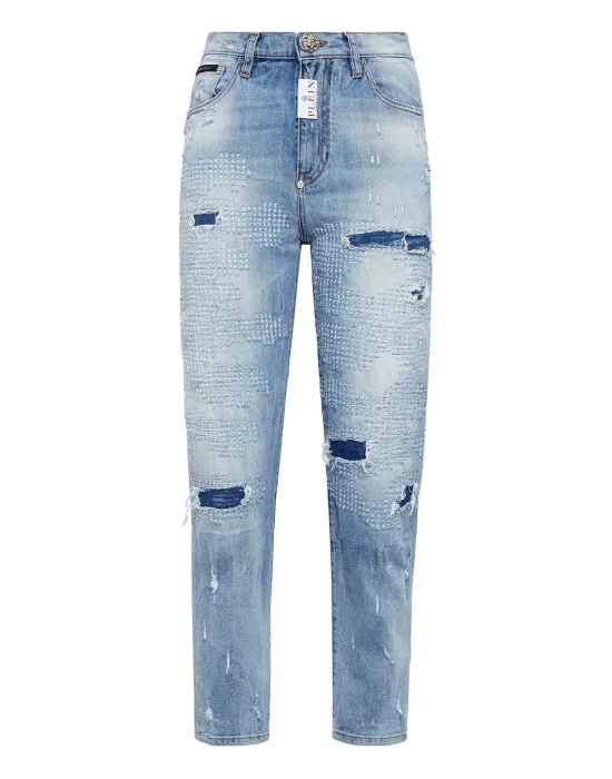 Denim Trousers Mom Fit