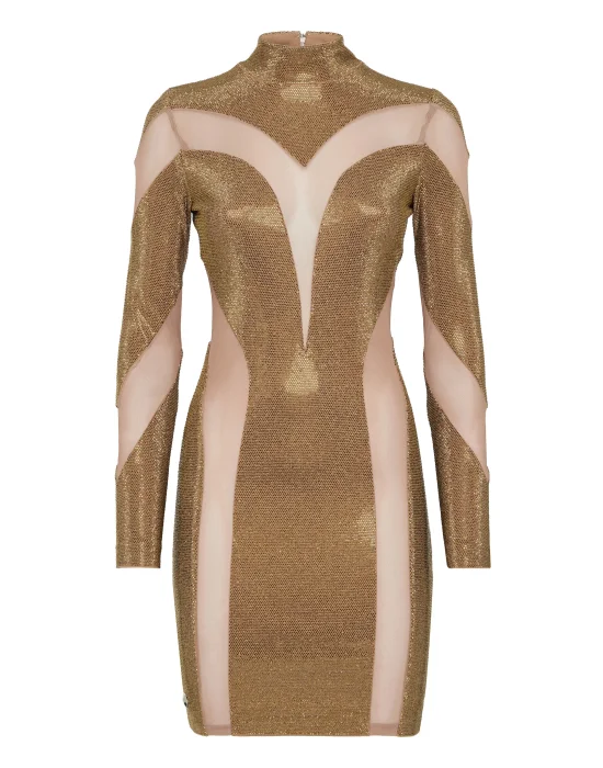 Mini Dress with Crystals