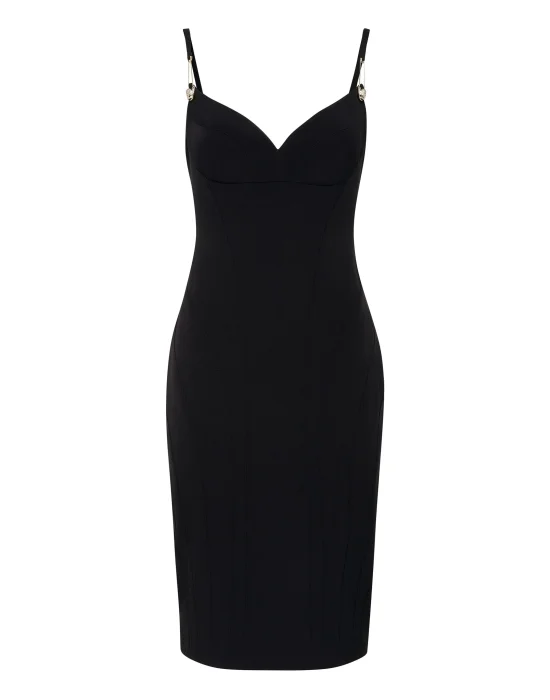 Cut Midi Dress