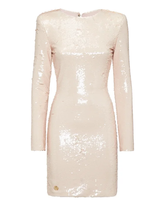 Mini Dress with Crystals