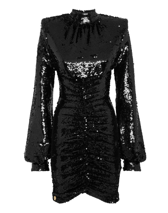 Midi Dress with Crystals
