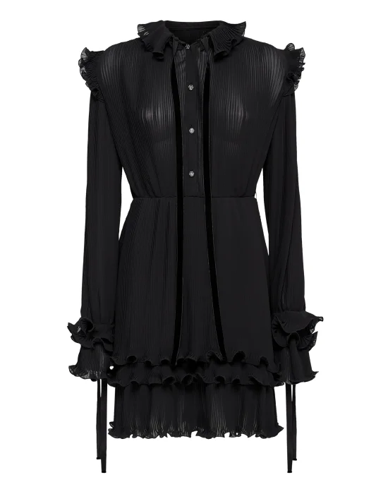 Midi Dress Plisse