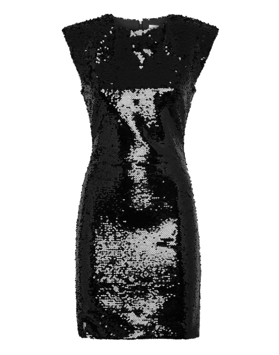 T-shirt Dress Sleeveless  with Crystals