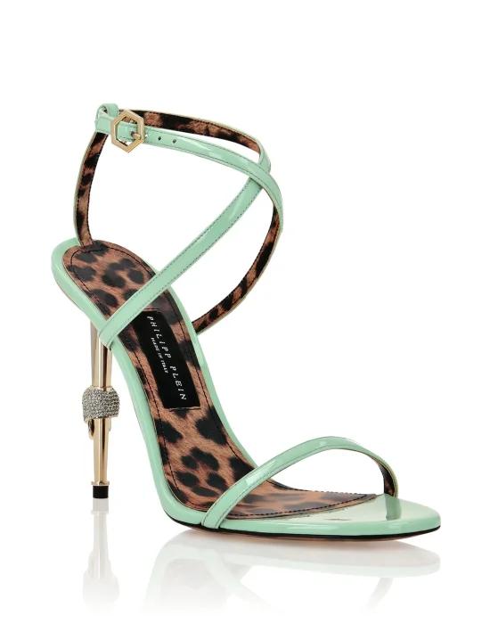 Skull Heel  Sandals
