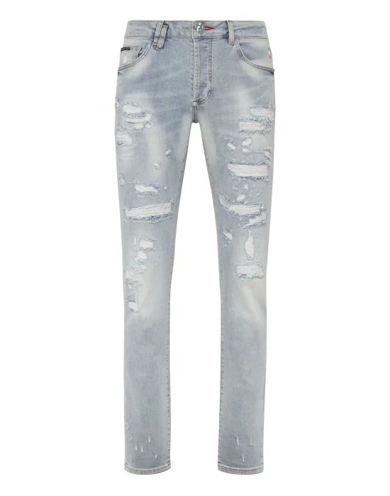 Denim Trousers Super Straight Cut Fit