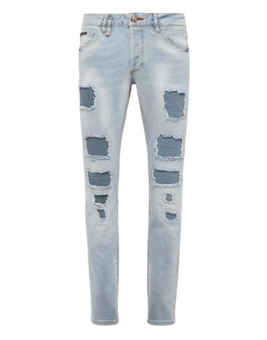Denim Trousers Super Straight Cut Fit