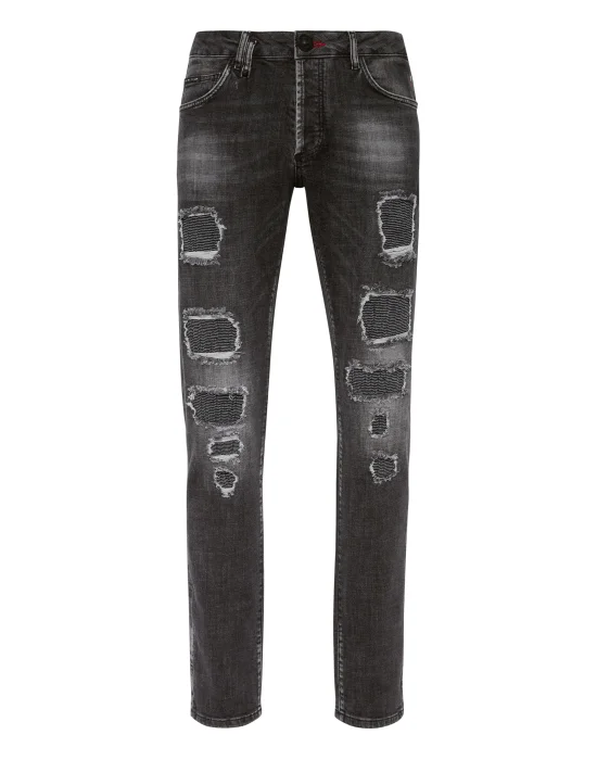 Denim Trousers Super Straight Cut Fit