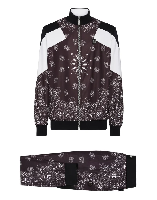 Jogging Tracksuit: Top/Trousers Paisley Foulard