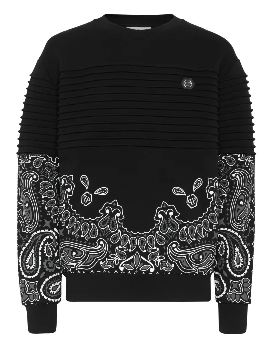 Sweatshirt LS Paisley Bandana