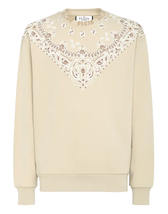 Sweatshirt LS Paisley Bandana