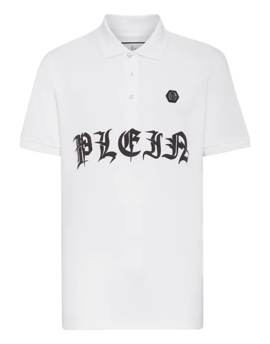 Slim Fit Piquet Polo Shirt SS Gothic Plein