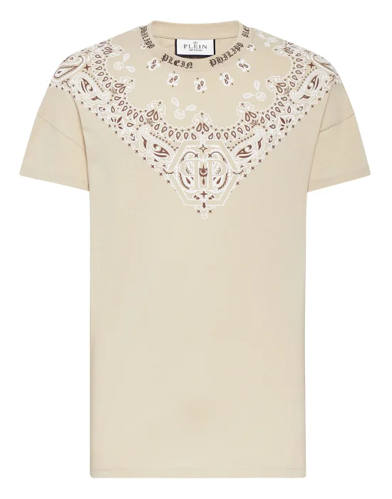 T-shirt Round Neck SS Paisley Bandana