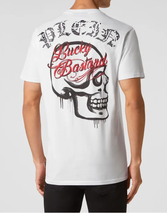 T-shirt Round Neck SS Paisley Gothic Plein