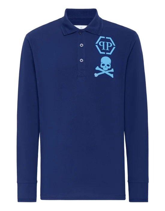 Polo shirt LS Skull&Bones