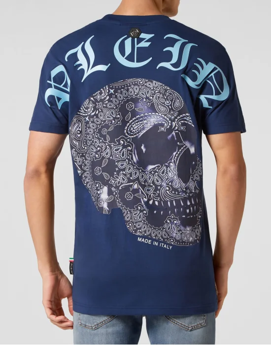 T-shirt Round Neck SS Paisley Skull