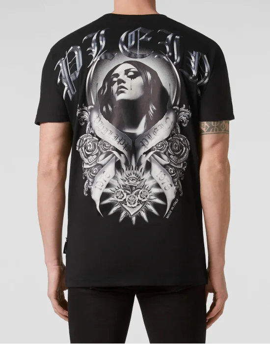 T-shirt Round Neck SS Graphic Plein