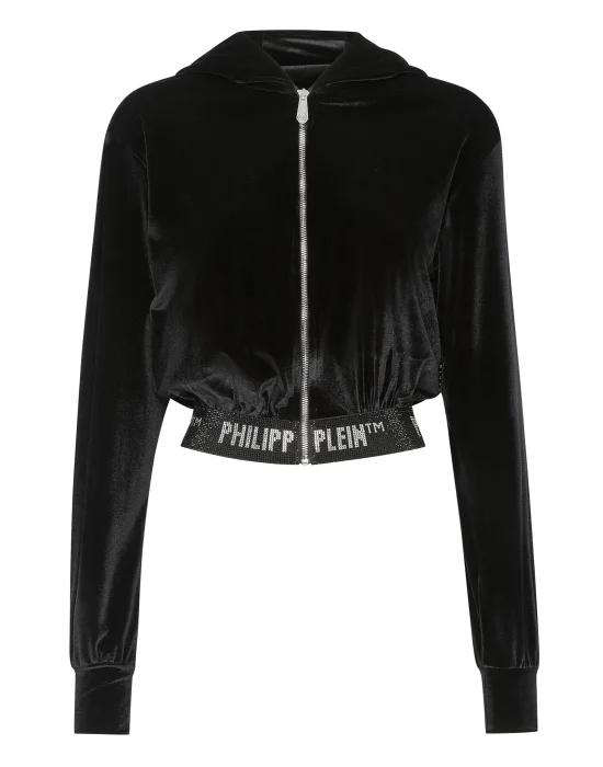 Hoodie Sweatjacket Crystal