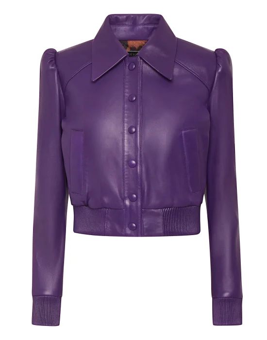 Softy Leather Bomber