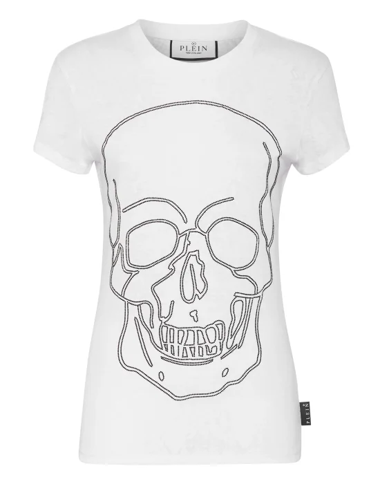 T-shirt Round Neck Sexy Pure Fit Skull