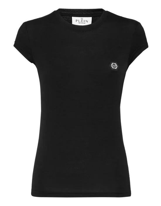 T-shirt Round Neck Sexy Pure Fit Hexagon