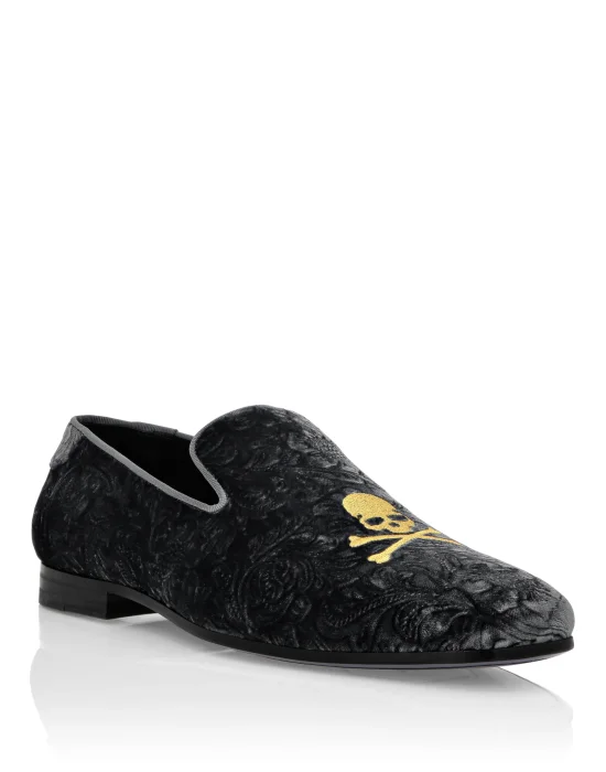 Velvet Loafers Paisley