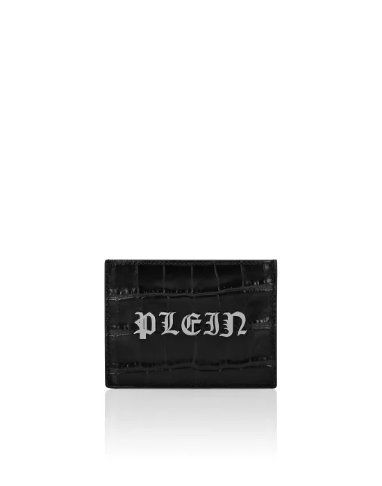 Crocco Printed Leather Credit Cards Holder Gothic Plein