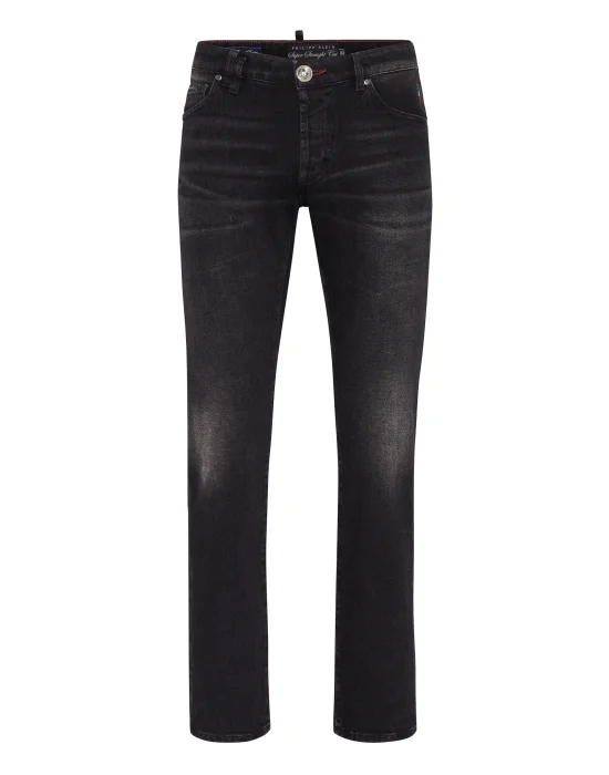 Denim Trousers Super Straight Cut Tattoo