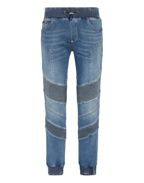 Denim Jogging Trousers