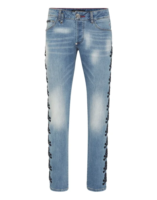 Super Straight Cut Trousers Skull