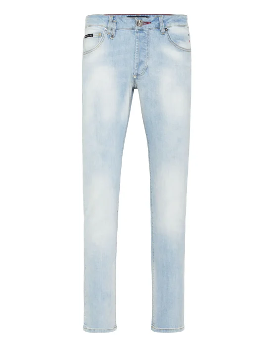 Denim Super Basic Straight Trousers