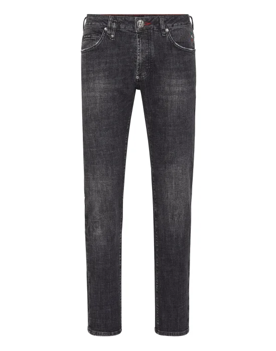 Denim Super Basic Straight Trousers