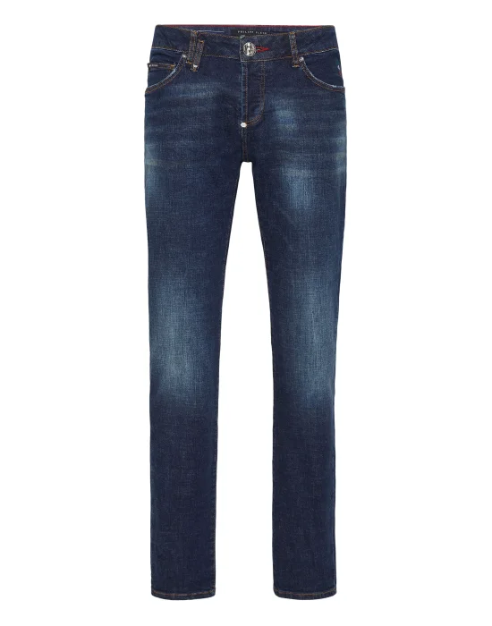 Denim Super Basic Straight Trousers