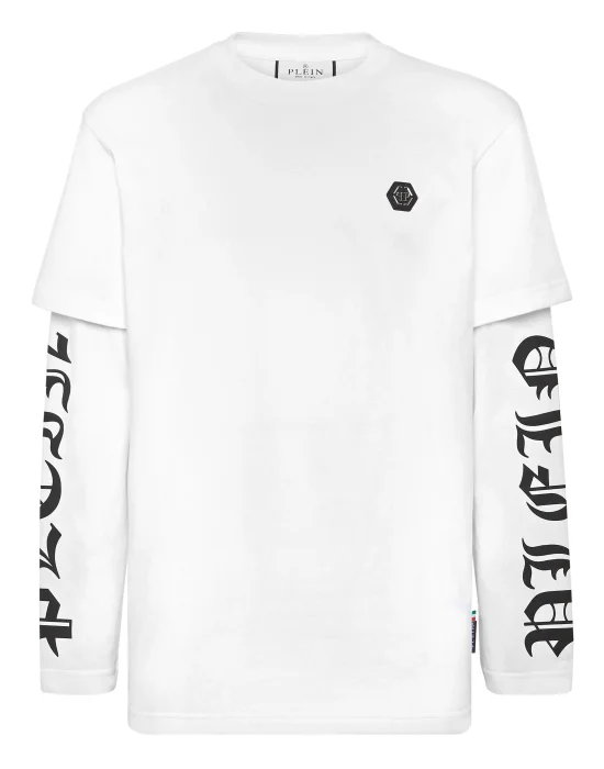 T-shirt Round Neck LS Gothic Plein