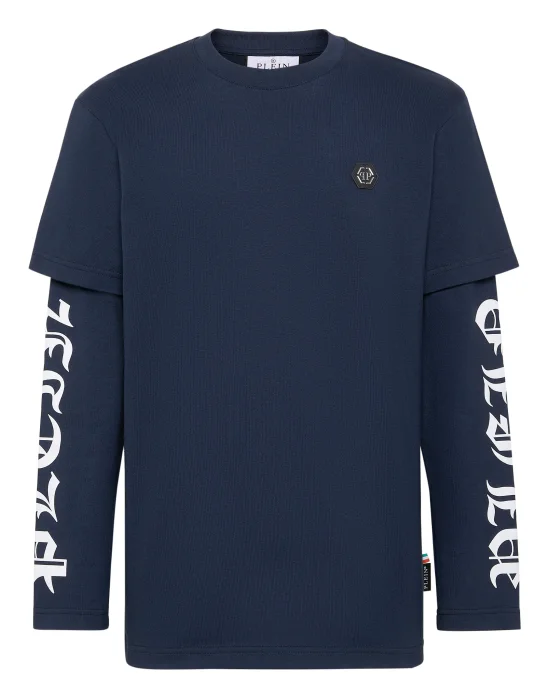T-shirt Round Neck LS Gothic Plein