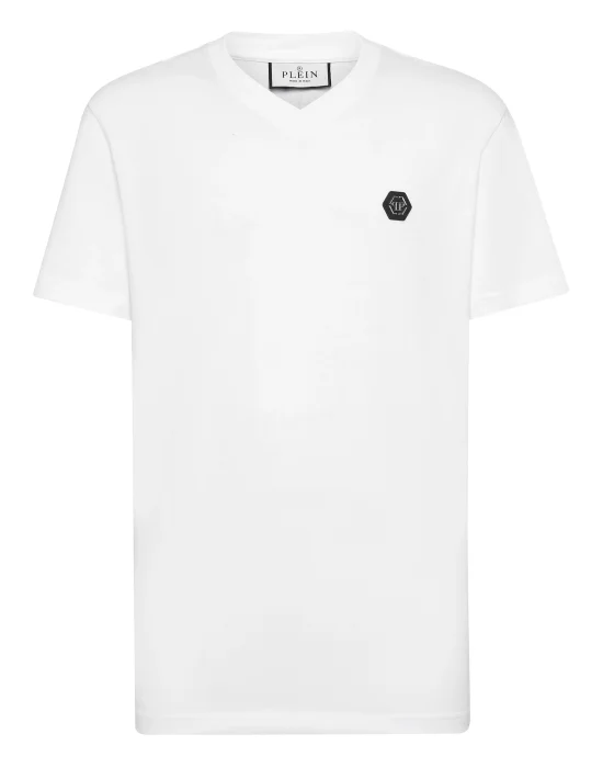 T-shirt V-Neck SS Gothic Plein
