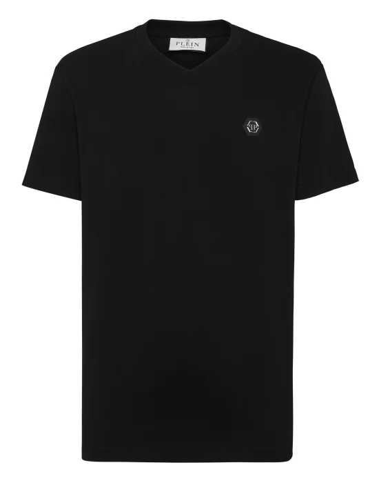 T-shirt V-Neck SS Gothic Plein