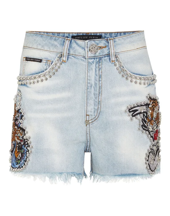 Denim Hot pants Tattoo