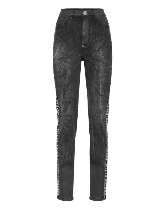 Super High Waist Jegging Crystal Plein