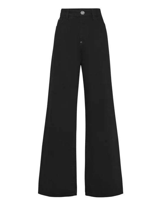 Denim Skater Fit Trousers