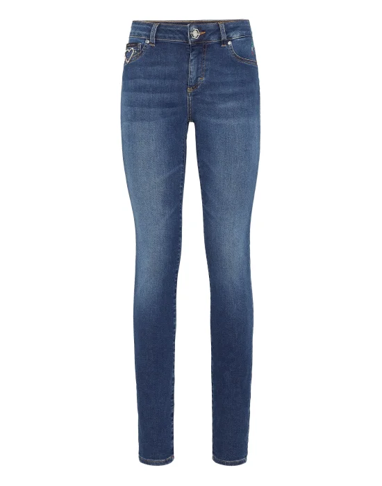 Denim Jeggings Heart