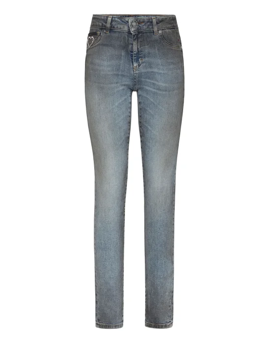 Denim Jeggings Heart