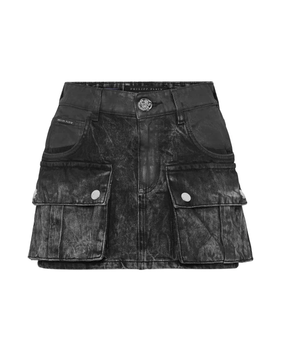Denim Mini Skirt
