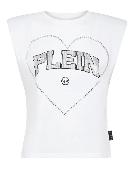 Strass Tank top Heart