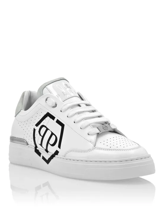 Lo-Top Leather Sneakers Hexagon