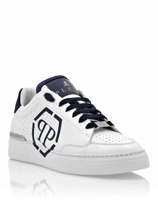 Lo-Top Leather Sneakers Hexagon